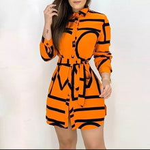 Load image into Gallery viewer, Fashion jurk Orange - wisheswinkel
