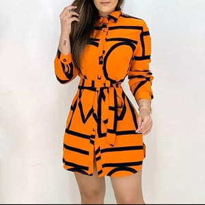 Fashion jurk Orange - wisheswinkel